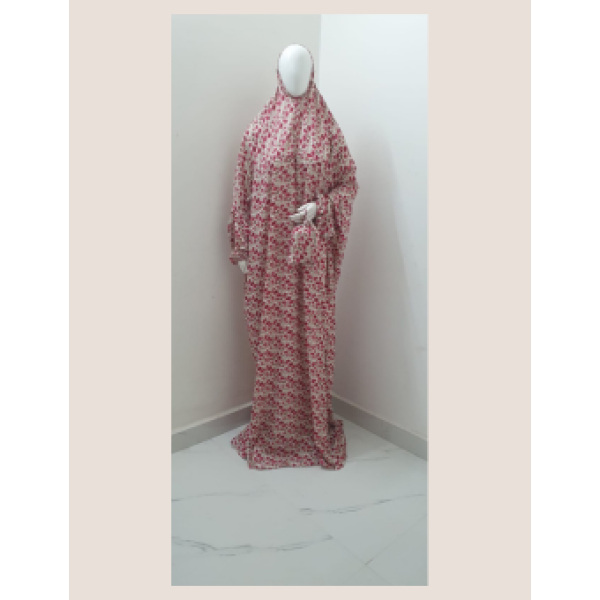 Prayer Dress Red and white
